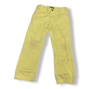 Children's Place Boys Pants Size 4 Light Yellow Casual Easter Spring Summer
